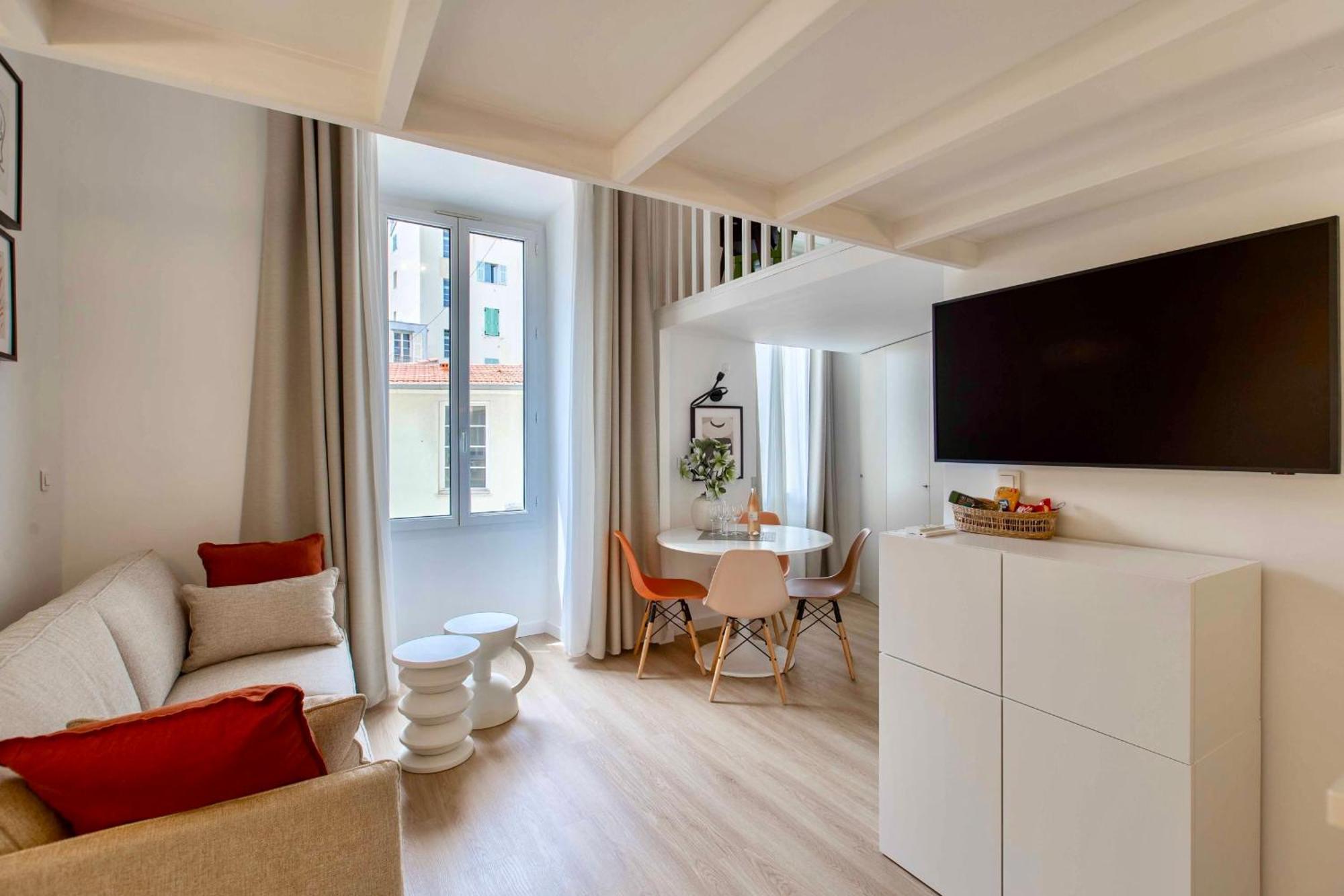 Suede Promenade Duplex Apartment At 1 Min From The Sea 2 Bathrooms Ніцца Екстер'єр фото